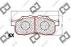 DJ PARTS BP1744 Brake Pad Set, disc brake